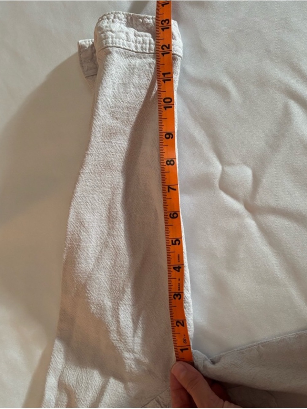 Women’s Zara Light Gray Textured Button-Up Shirt - Picture 7 of 11